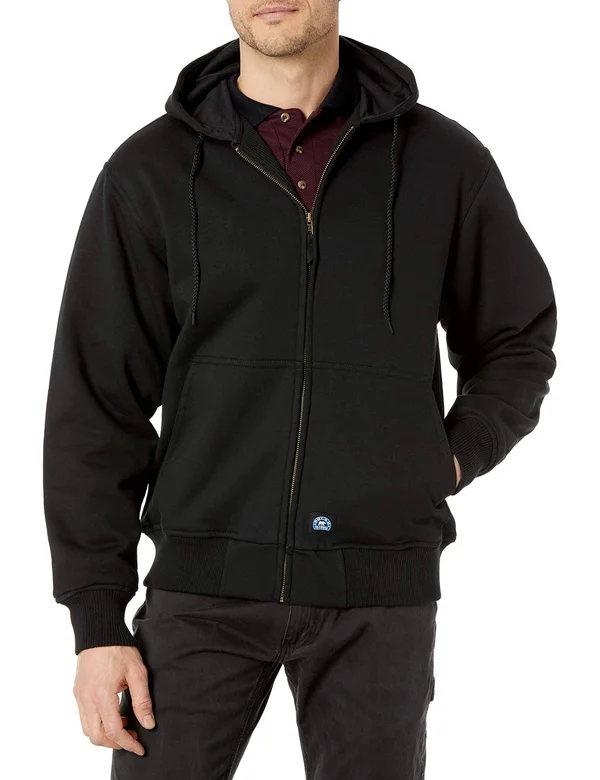 Polar King Premium Heavyweight Thermal Lined Sweatshirt - Black