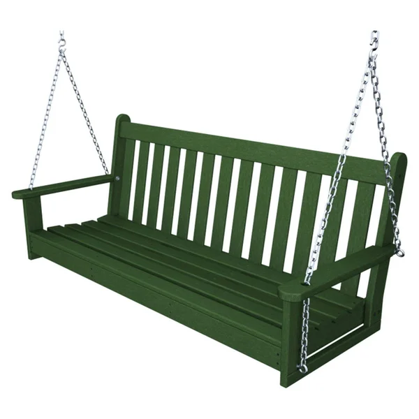 POLYWOOD 60x22 Vineyard Swing - Green