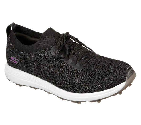 Skechers Women's Go Golf Max - Glitter Golf Shoes - Black/Multi, 8.5