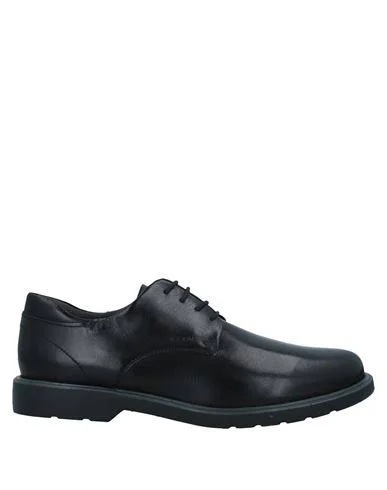 Geox Man Lace-Up Shoes Black Size 6 Soft Leather