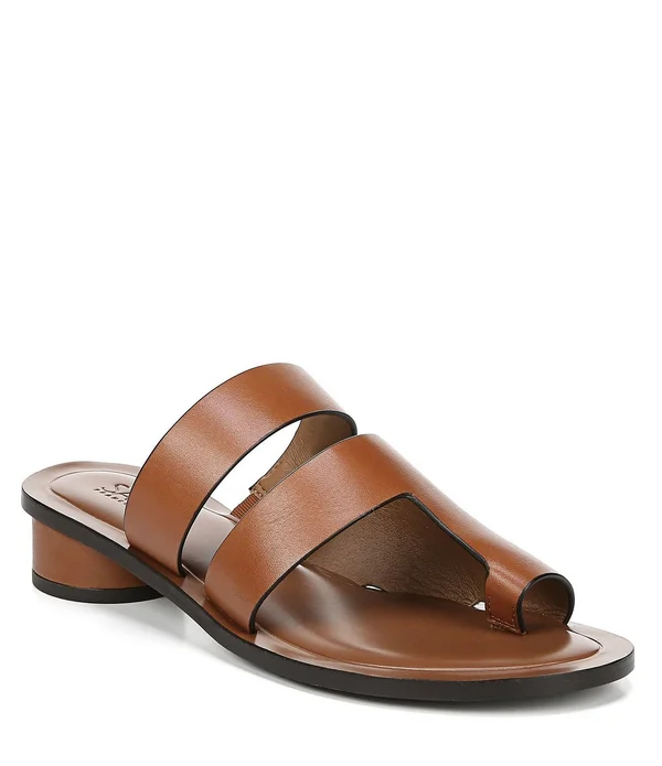 Sarto by Franco Sarto Women's Trixie Slide Sandal, Size: 5, Brown Vachetta Leather