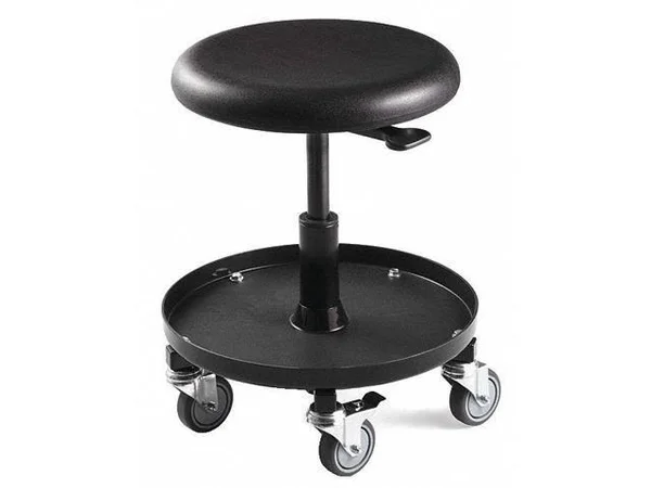 Bevco 3057 Polyurethane Maintenance Repair Stool - 15-1/2x22-20-1/2x22 Seat Height