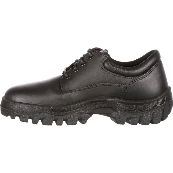 Rocky TMC Postal-Approved Plain Toe Oxford Shoe Black
