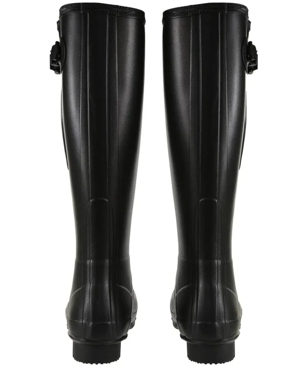 Hunter Men's Norris Field Side Adjustable Neoprene Lined Rain Boots - Black US 8