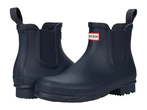 Hunter Original Chelsea Men's Rain Boots Navy : 10 M