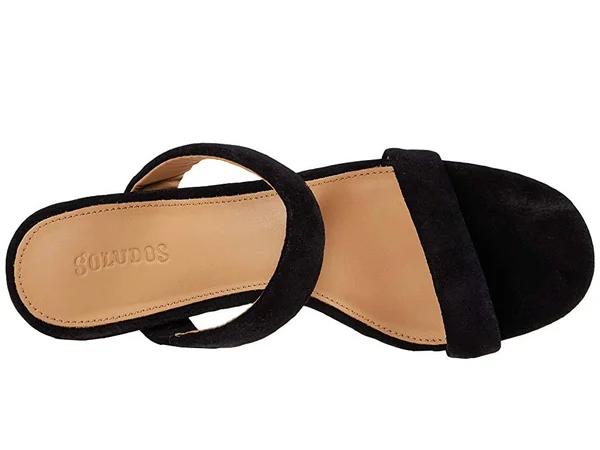 Soludos Ines Heel - Black, 6.5