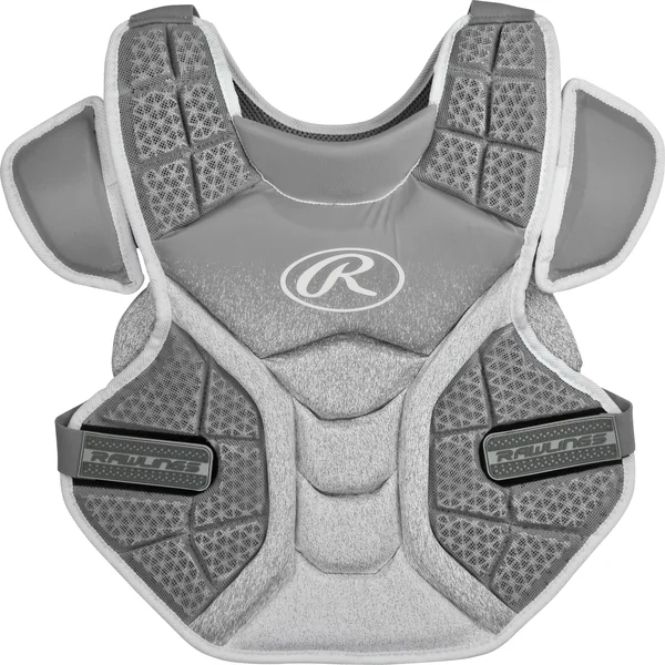 Rawlings Velo Adult Softball Protective Chest PROTECTOR - White