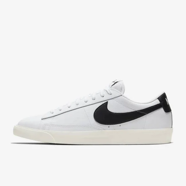 Nike Blazer Low Leather White Black Sail - Size 6.5 Men