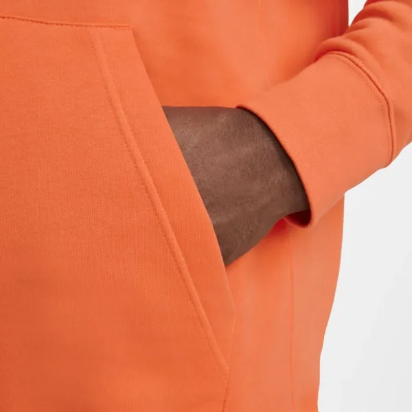 Nike Men's Sportswear Club Fleece Hoodie - Orange