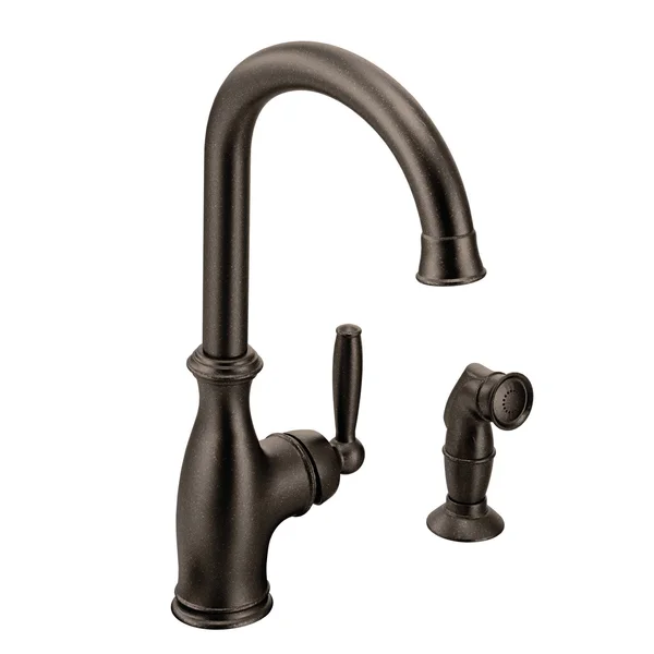 Moen Brantford Single Handle Kitchen Faucet - Oil Rubbed Bronze