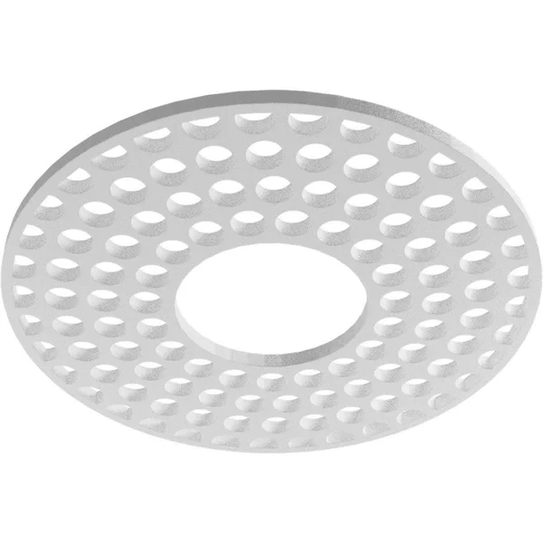 Ekena Millwork CMPP34FFAWS 34x22OD x 12 3/8x22ID x 1x22P Fink Architectural Grade PVC Pierced Ceiling Medallion, Antiqued Warm S