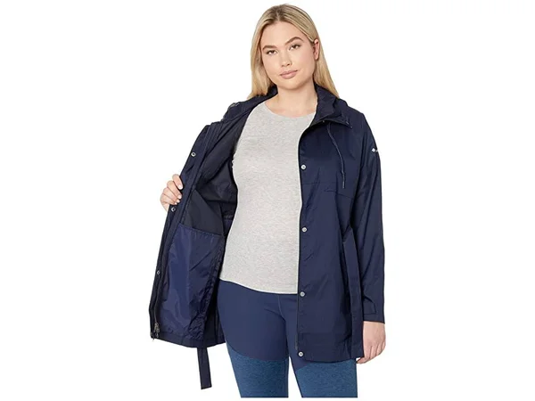 Columbia Pardon My Trench Rain Jacket - Women's Dark Nocturnal - 1x