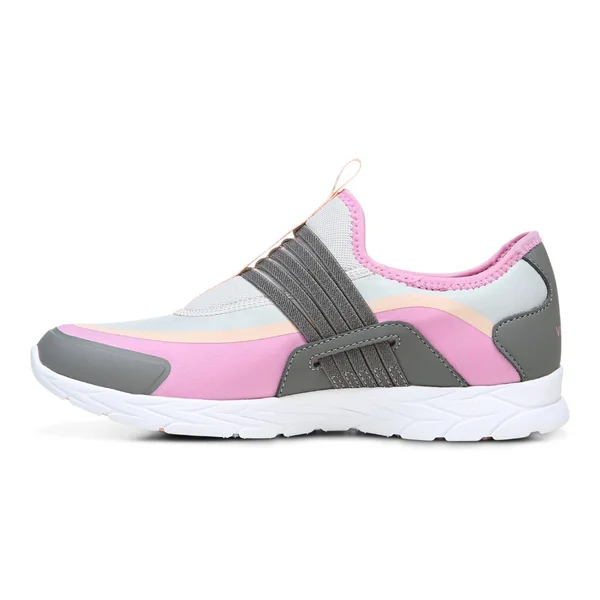 Vionic Vayda Women's Slip-On Supportive Sneaker Grey Pink - 9.5 Wide