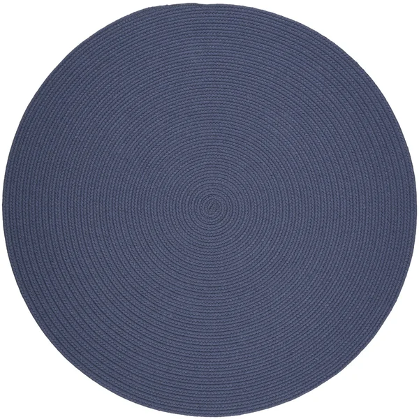 Pura Braided Rug in Sailor Blue 4' x 6' Oval