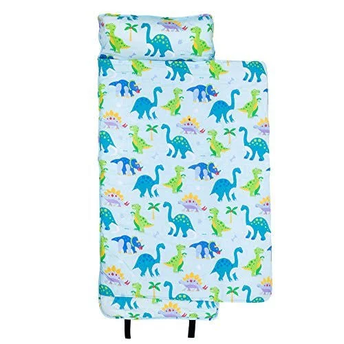 Wildkin Nap Mat with Pillow for Toddler Boys and Girls, Perfect Size F, 50 x 1.5 x 20 inches