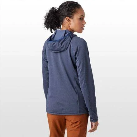 Mammut Nair ml Hooded Jacket - Women's Peacoat Melange - L