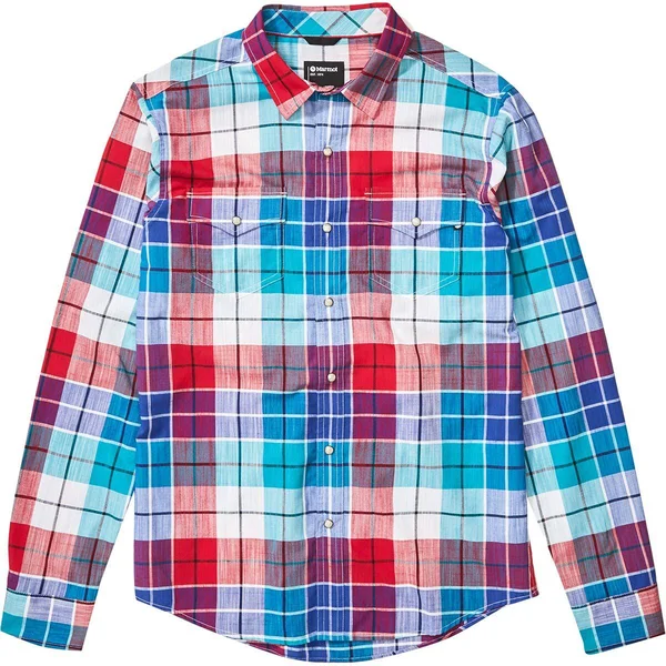 Marmot Parkfield Long-Sleeve Shirt - Men's Enamel Blue - L