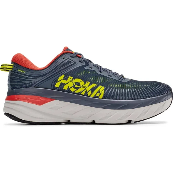 Hoka One One Men's Bondi (Wide) 7 Turbulence-Chili - 7