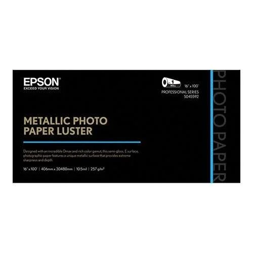 Epson Metallic Luster Photo Paper, 24x22x100& Roll