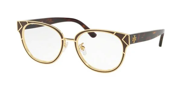 Eyeglasses Tory Burch Ty 1055 3267 Shiny Brown - Gold