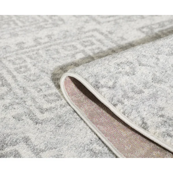Porch & den Spirited Modern Moroccan Trellis Area Rug - 9& x 12& - Ivory/Grey