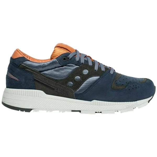 Saucony Azura Weathered Men's Sneaker, Navy/Brown, 11