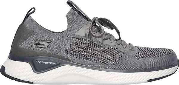 Skechers Men's Solar Fuse - Valedge Athletic Shoes Gray 9.5