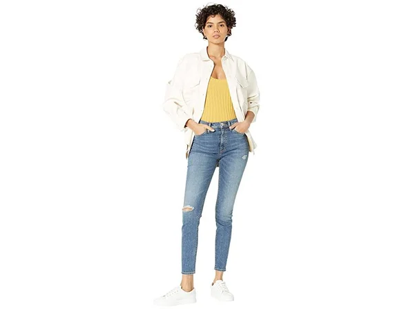 Hudson Jeans Barbara High-Rise Super Skinny Ankle Jeans in Victorious Women's Jeans Victorious : 32 28
