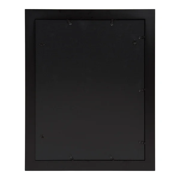 DesignOvation Museum Wooden Traditional Picture Frame Set with Mats for Customizable Wall Display - 14x18 Matted to 11x14, Black
