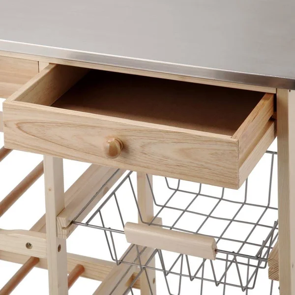 Wood Kitchen Cart