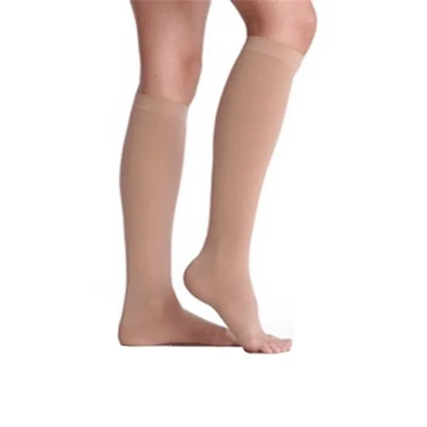 Juzo Soft Knee High Short Open Toe 20-30mmHg - V, Beige