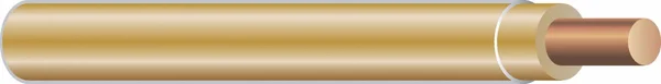 Southwire 30253901 Building Wire, 14Awg, thhn, sld, tan, 2500Ft