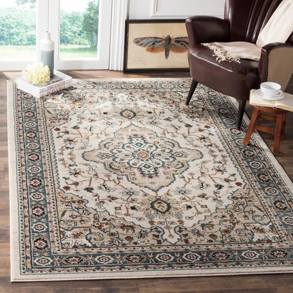 Safavieh Lyndhurst LNH338B 5&3x22 x 7&6x22 Cream, Beige Area Rug