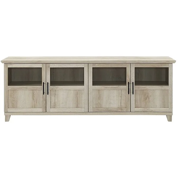 Walker Edison - TV Cabinet for Most TVs Up to 78x22 - White Oak