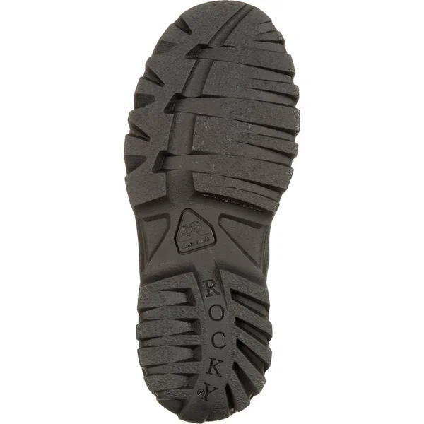 Rocky TMC Postal-Approved Plain Toe Oxford Shoe Black