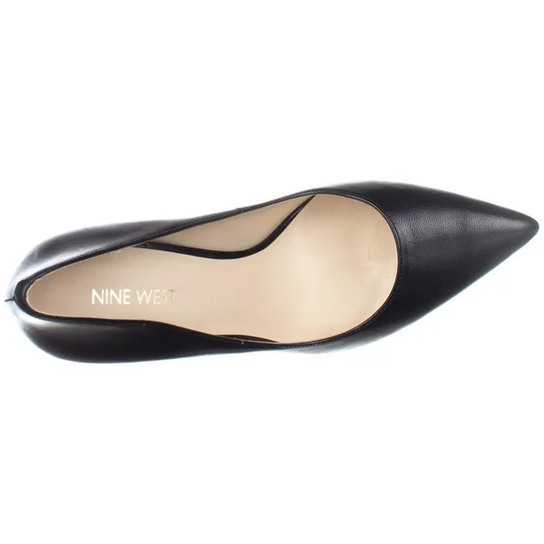 Nine West Women's Tatiana Dress Pumps - Black Leather, 8.5