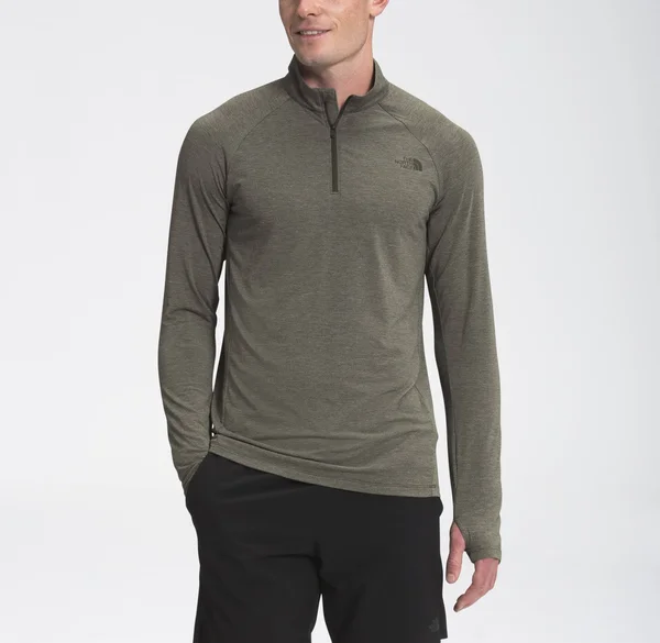 The North Face Men's Wander 1/4 Zip Pullover, XXL, Green