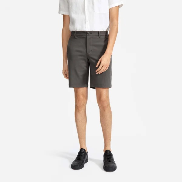 Men's 9x22 Slim Fit Performance Chino Short Shirt by Everlane in Slate Grey - Size 30