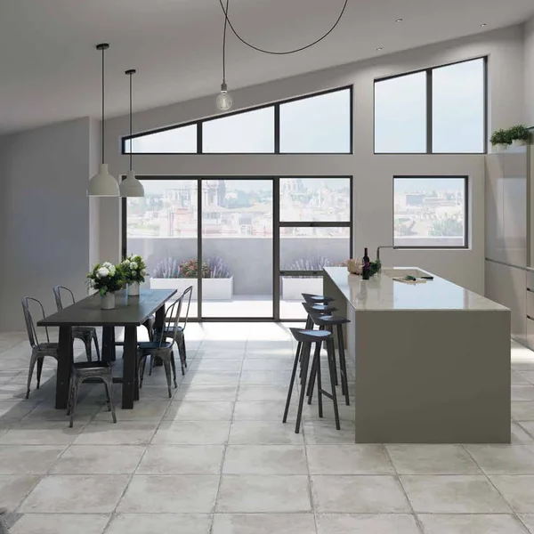 TileBar Seville Efeso 3x12 Porcelain Subway Tile for Wall - Gray, Backsplash, Wall and Floor