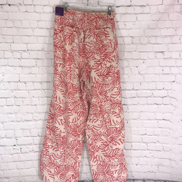 Lane Bryant Pants & Jumpsuits - Lane S Bryant Hemmed Linen Pants Size 2224 Nwt, Color: Orange, Size: 24W, Snd4880&s Close