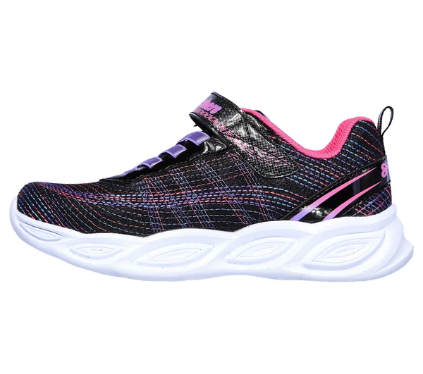 Skechers S Lights: Shimmer Beams - Sparkle Glitz Black/Multi 2.5