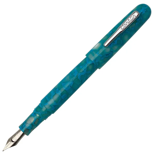 Conklin All American Fountain Pen - Turquoise Serenity - Extra-Fine