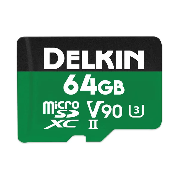 Delkin Devices 64GB Power microSDXC UHS-II (u3/v90) Memory Card