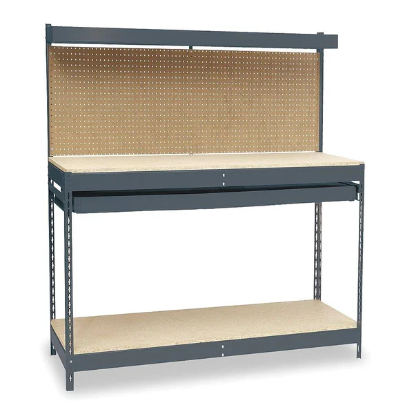 Zoro Select 1YCA2 Workbench, Particleboard, 60x22 W, 30x22 D