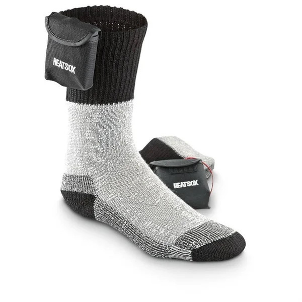 electrically Heated Socks and Warmer S - Black