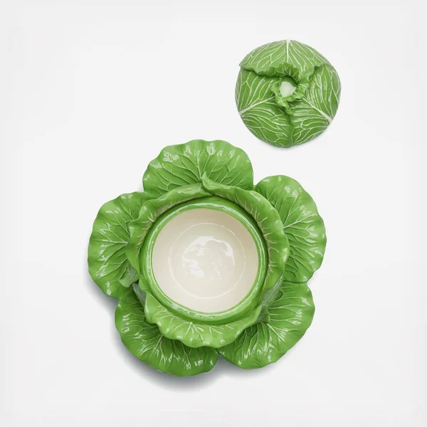Tory Burch Lettuce Ware Covered Tureen - Green