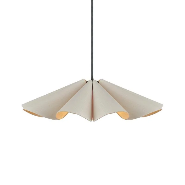 Bruck Lighting Delfina Pendant Light - Color: Red - Size: 1 Light - WEPDEL/60/RED/ASH