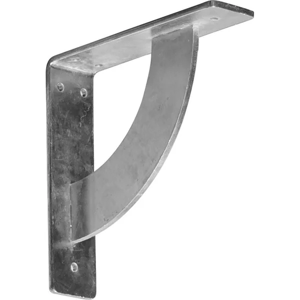 Ekena Millwork BKTM02X08X08BUSS 2 in. W x 8 in. D x 8 in. H Bulwark BRACKET - Stainless Steel