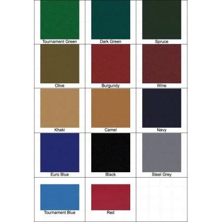 8& Proform High Speed Professional Pool Table Cloth Felt - Wine