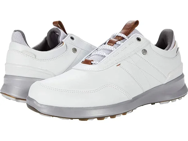 FootJoy Men's Stratos Spikeless Golf Shoes Size 10, White